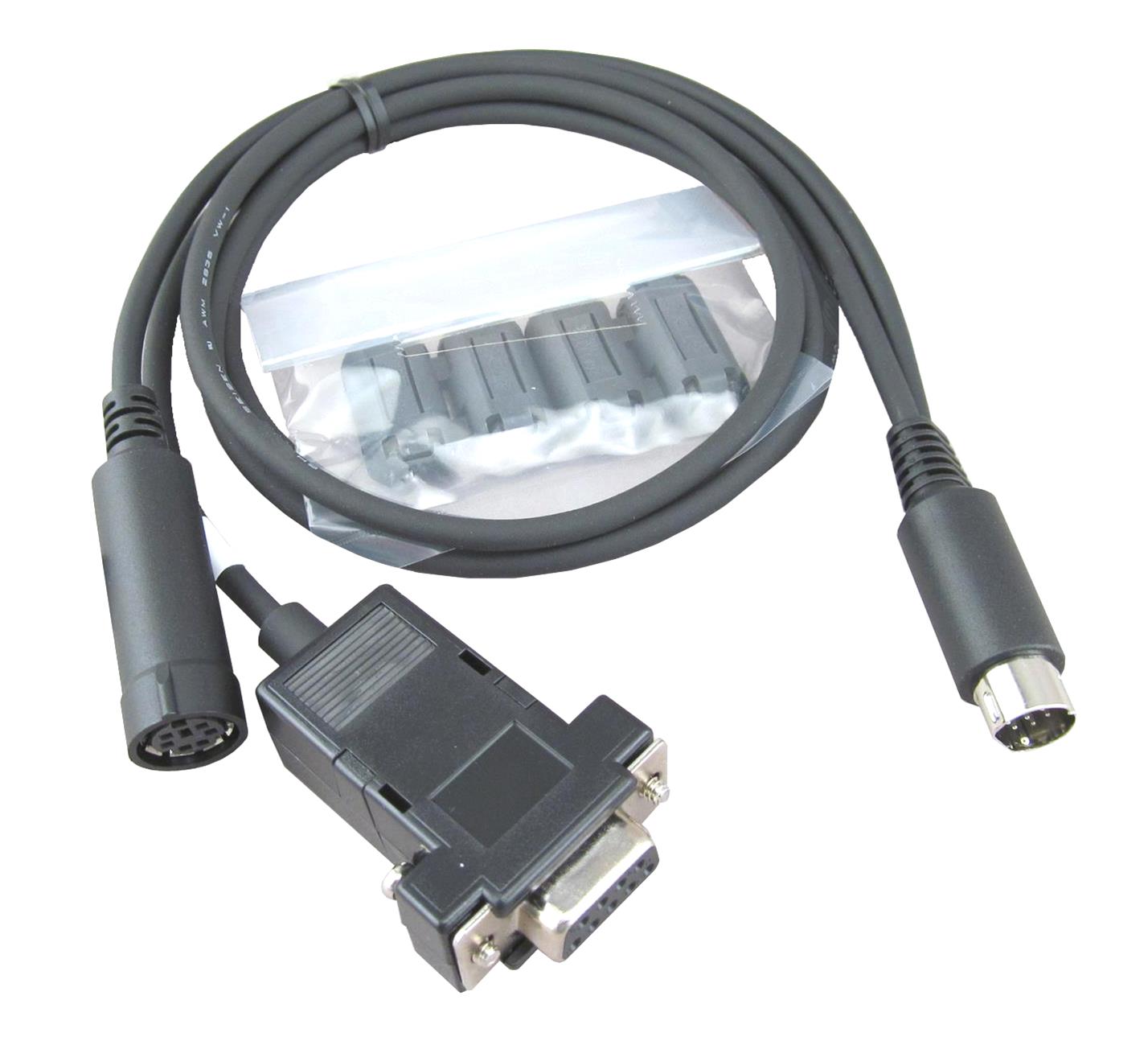 Yaesu CT-163 Cable de datos, mini-DIN de 10 pines a mini-DIN de 6 pines + D-sub 9, para FT-400DR/FT-100DR/FTM-200DR, FTM-300DR, unidad Precio + iva