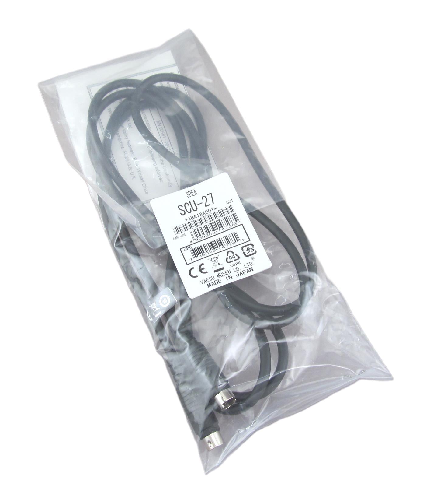Yaesu SCU-27 Cable de conexión a antena Mini DIN de 6 pines, macho, de 1 metro, 83 gramos compatibles con Yaesu FTDX101 FT-991A Precio + iva